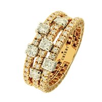 Anello Crieri Donna Firmamento in Oro rosa Diamante 1.85 Ct A03FIK185WG5-13 - A03FIK185WG5-13